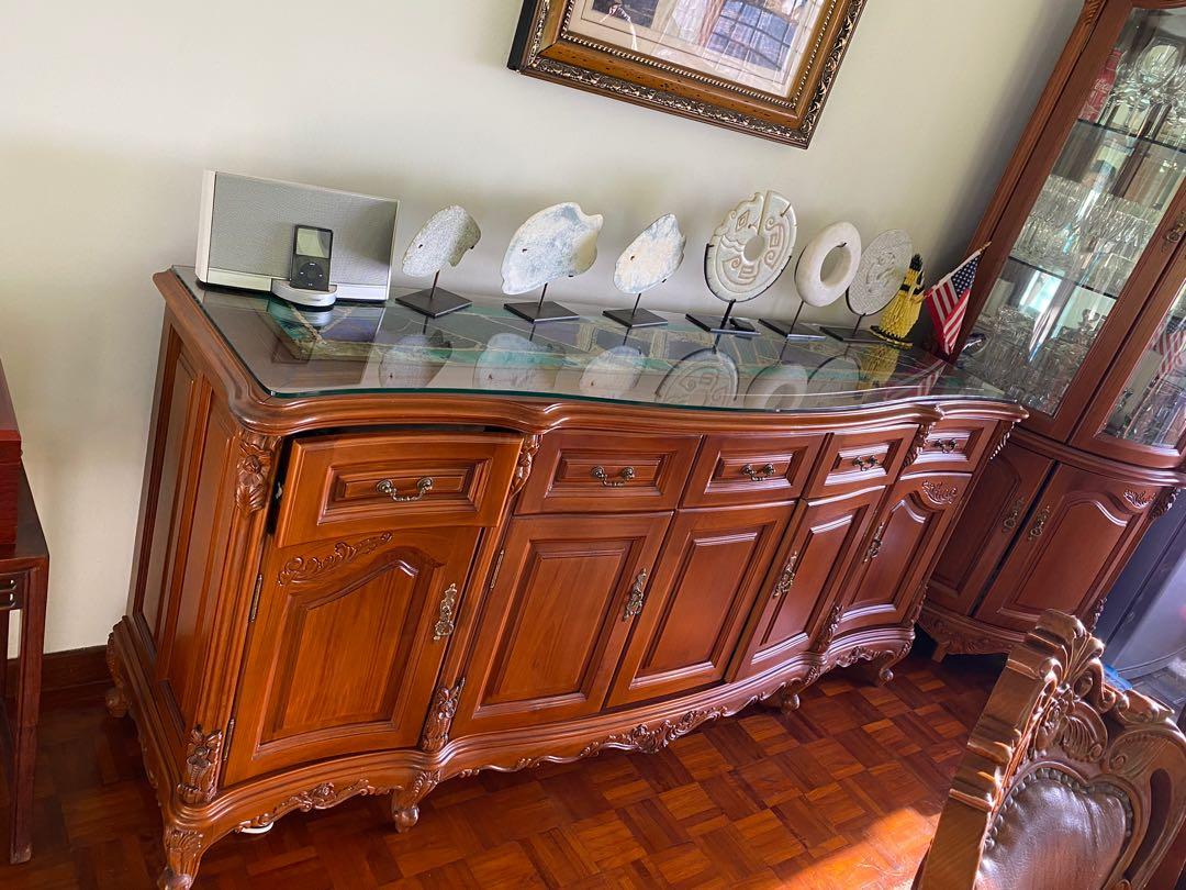 Dining Cabinet Furniture Shelves Drawers On Carousell