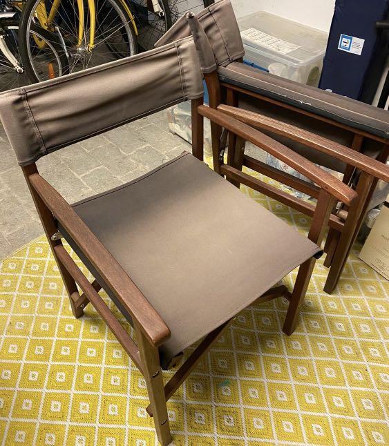 Outdoor Director Chairs Siaro 1 Or 2 Furniture Tables Chairs On Carousell