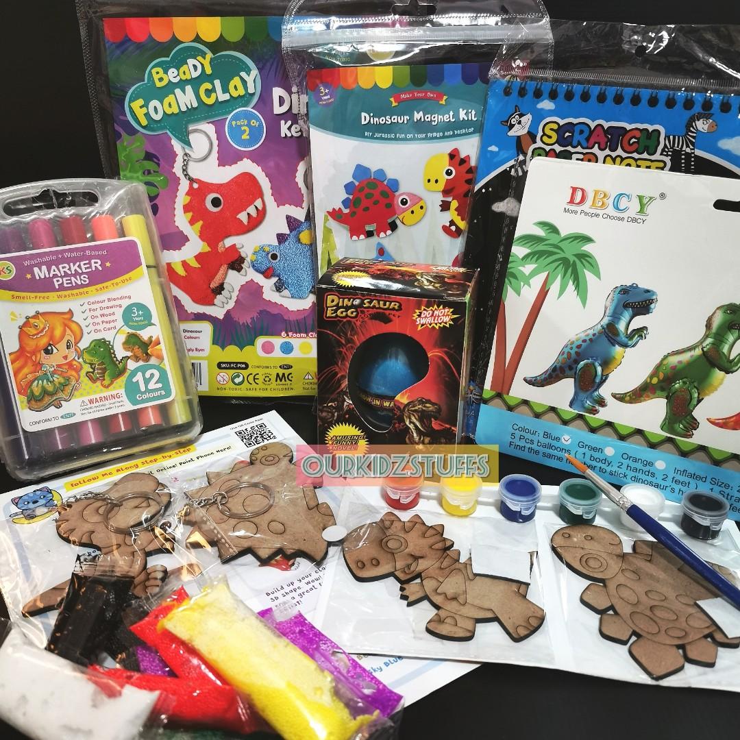 Children S Diy Art And Craft Dinosaur Variety Craft Kit Babies