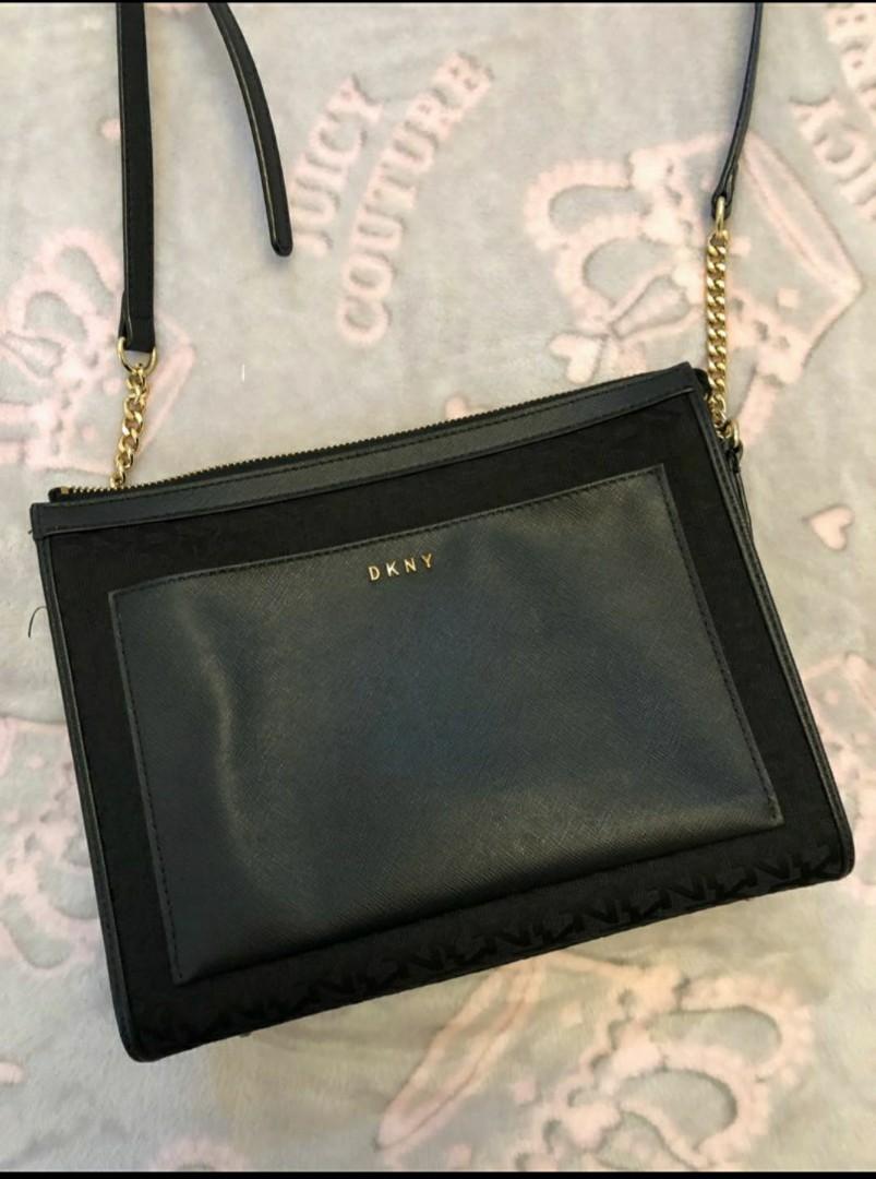 Dkny black top sling bag