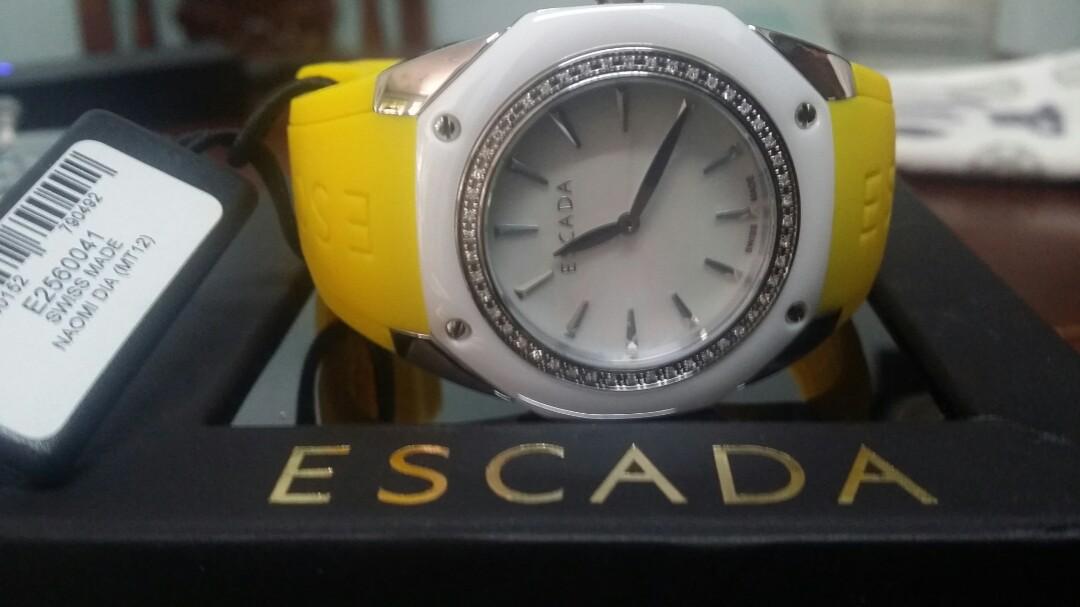Escada with 48pcs diamond certificate Luxury Watches on Carousell