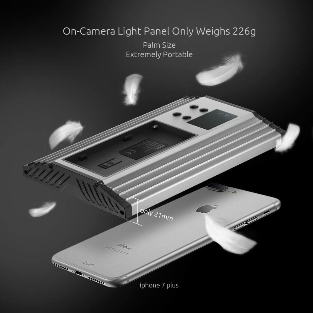 ESDDI LED Camera Video Light, 144 LED BIColor Temperature, for