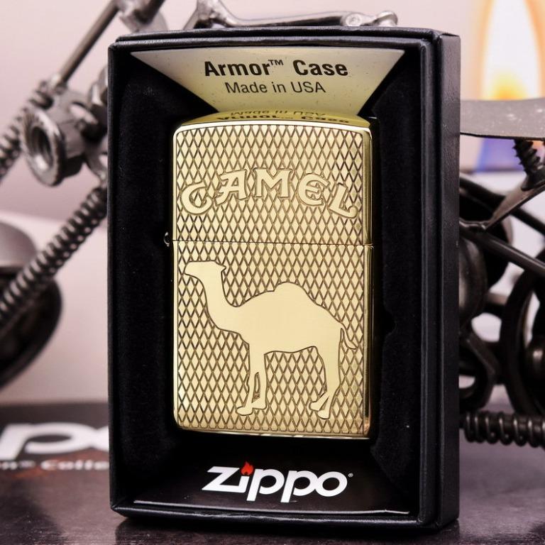 RARE Zippo Armor 5-Sided Constantine Lighter In Velvet Box - USA Made, Unmodified