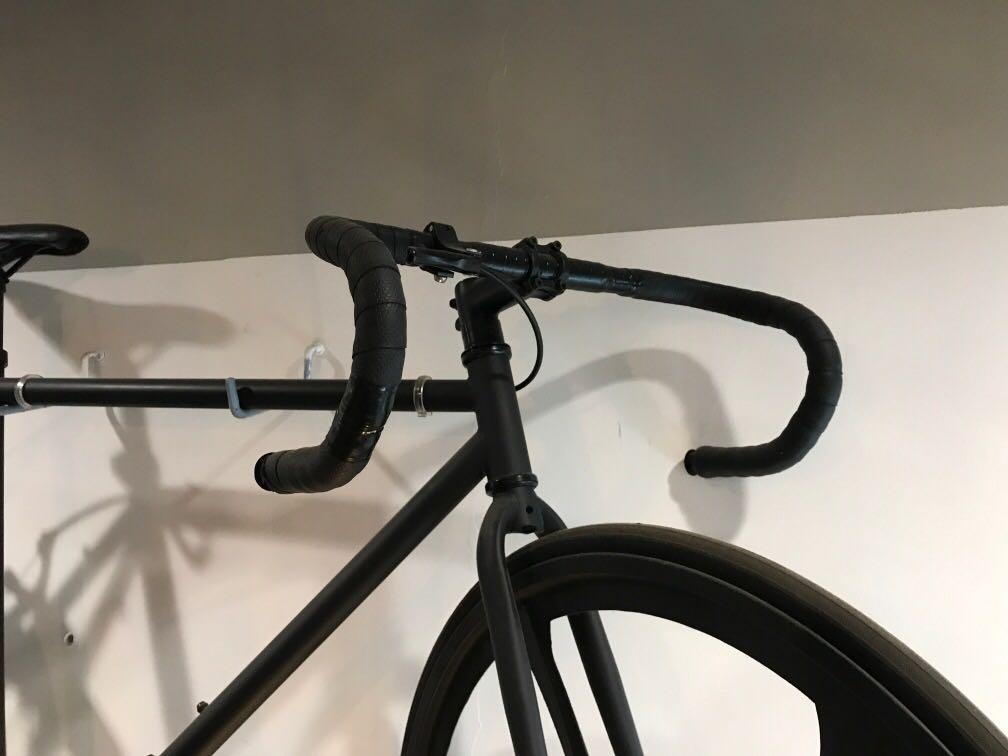 Matte black fixed gear bike hotsell