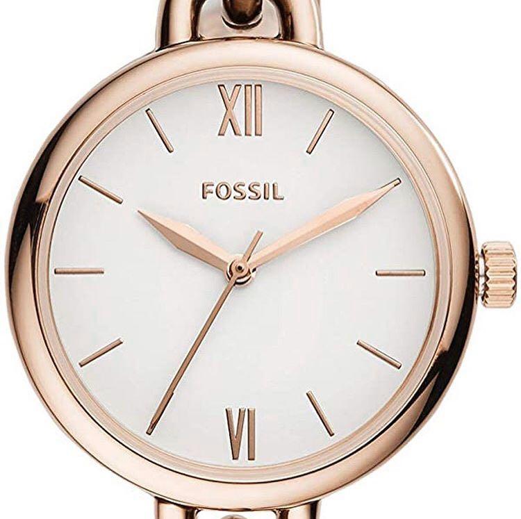 Fossil Embry Three Hand Rose Gold Watch BQ 3545