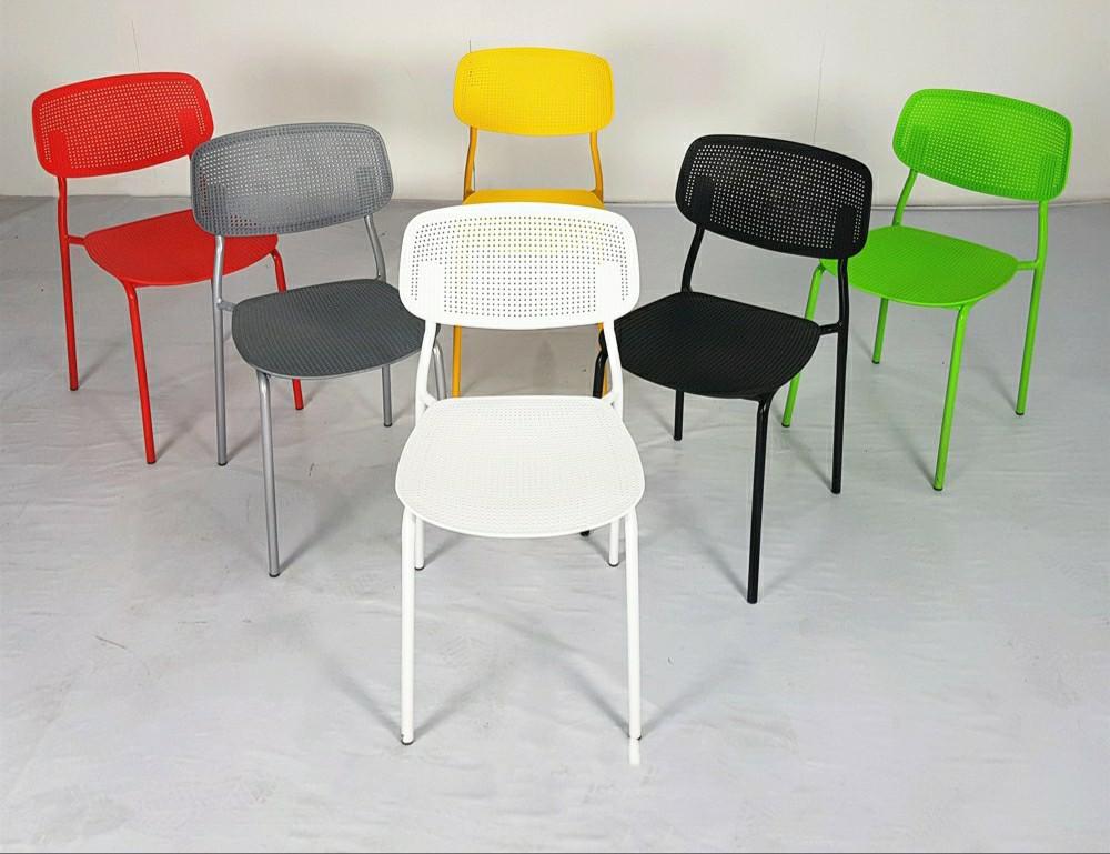 Free Post To West Malaysia Only Ready Stock Colorful Pp Iron Legs With Coating Chair Each As Shown Sample Design Free Delivery Is Applied For This Item Home Furniture