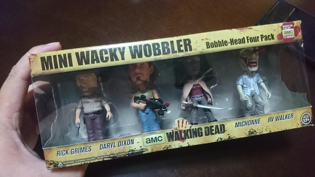 Funko mini wacky wobbler walking dead (Category: Designer & Blind Box Toys) located in Cainta. Submitted by goodfinds.here (Listing ID 1016154678, Image 1). Description: Opened just to check the heads.. Shippingbat buyers expense.