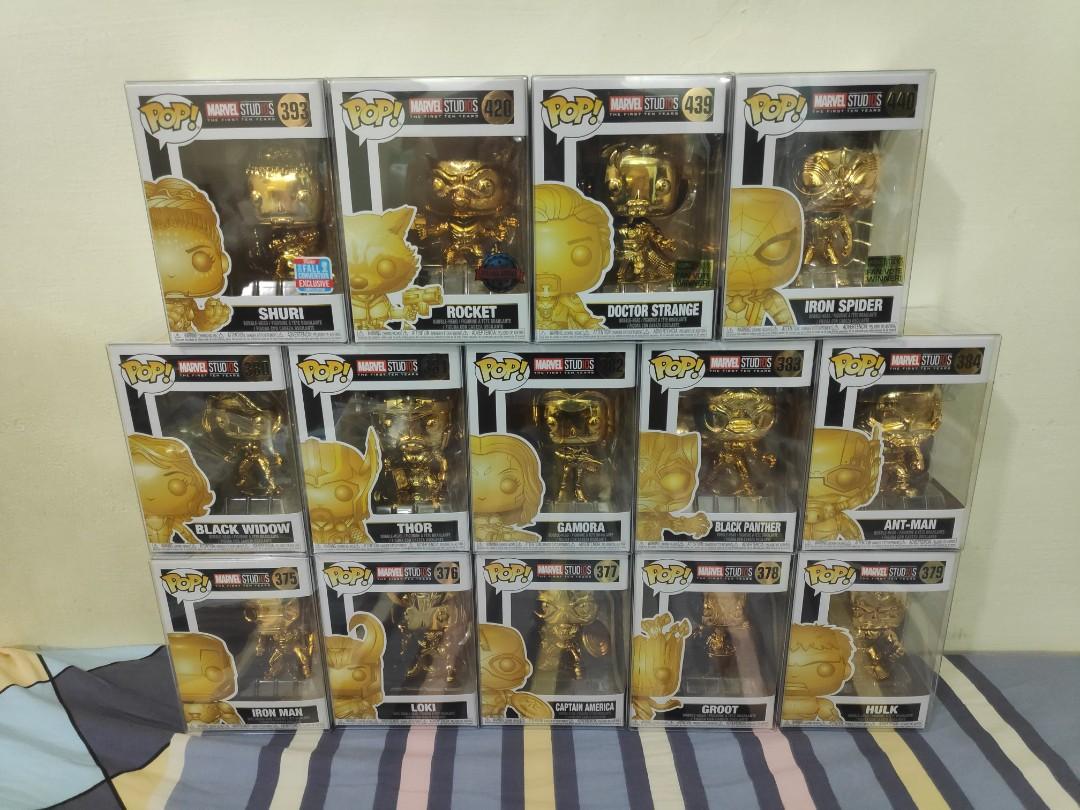 funko pop marvel chrome