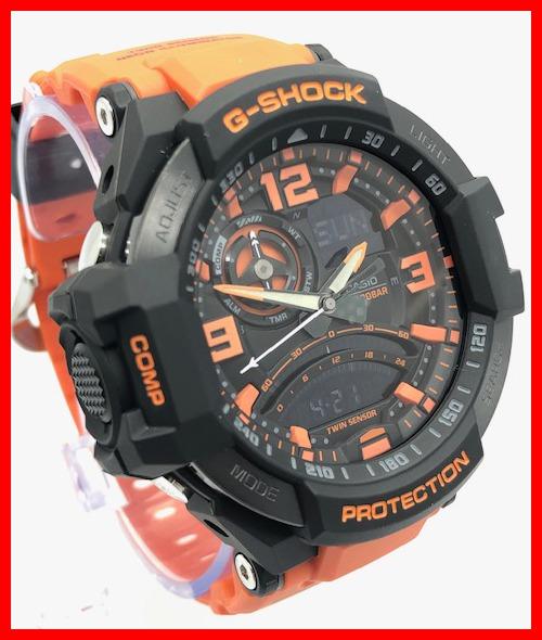 g shock gravity defier orange