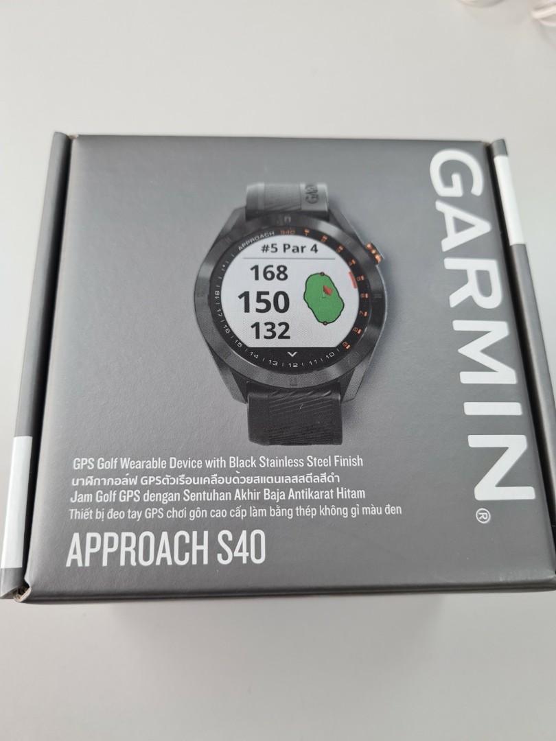 Garmin s40 golf watch hot sale