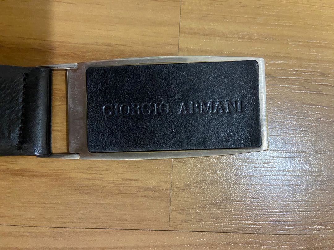 Giorgio Armani Belt, Men's Fashion, Watches & Accessories, Belts on ...
