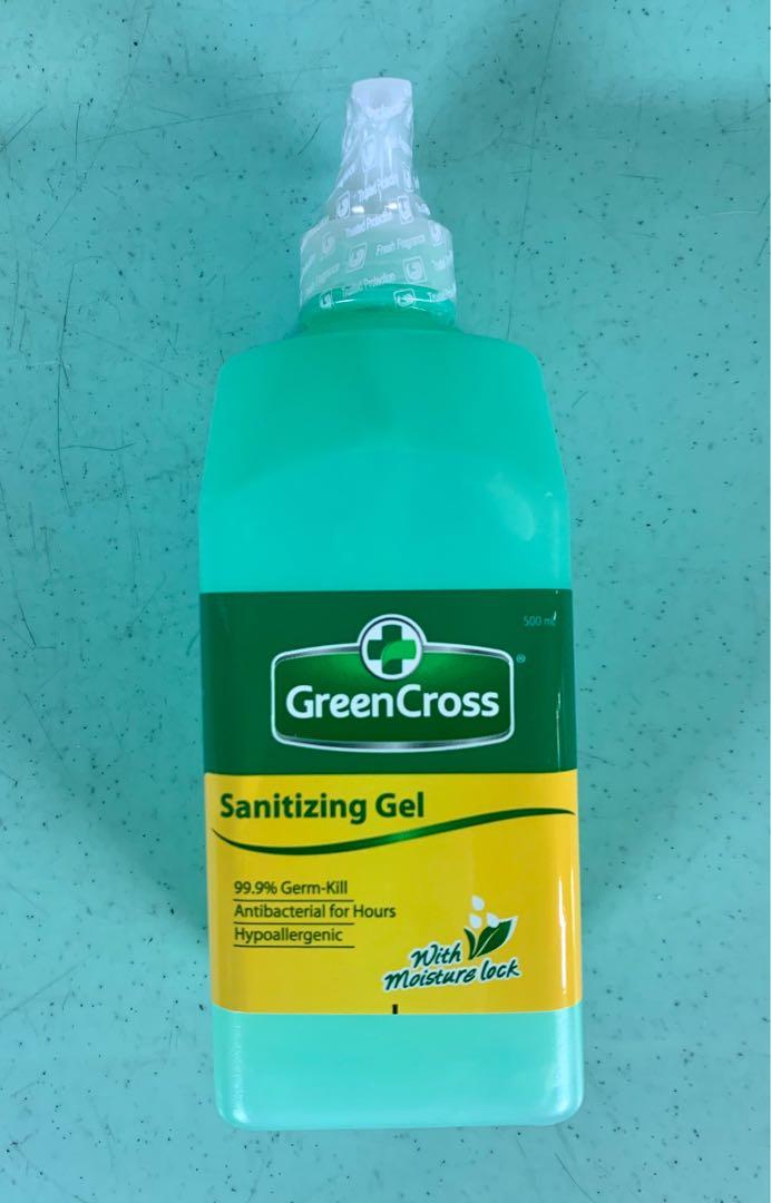 Green Cross Sanitizing Gel with Moisturizer 500ml Pump (Category: Face Care) located in Manila. Submitted by preloovedtorelooved (Listing ID 1016045629, Image 2). Description: .