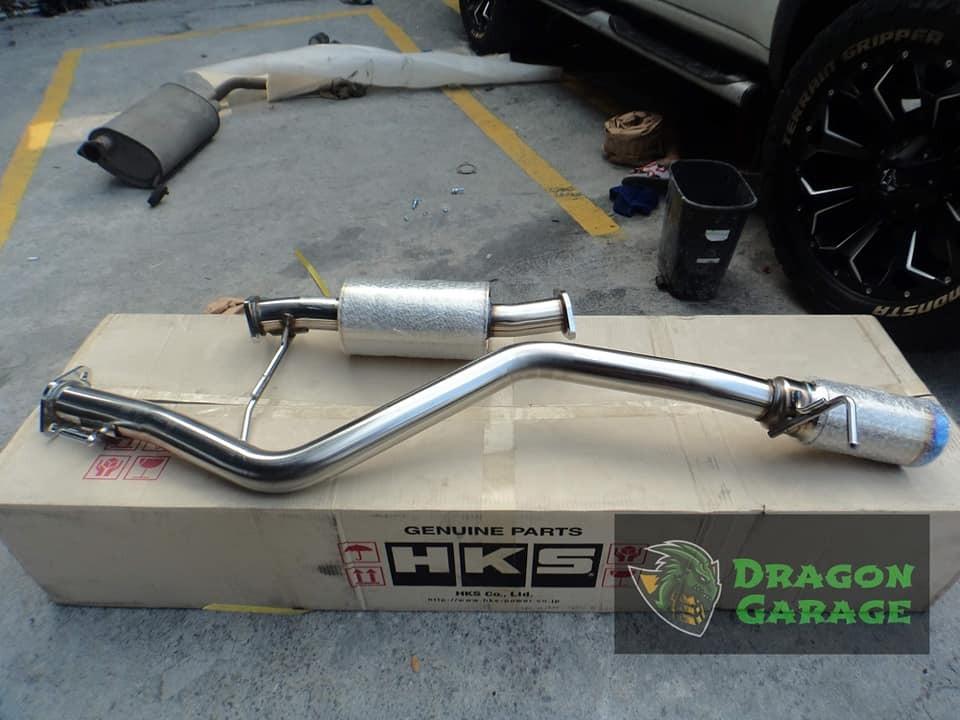 HKS Cat back Muffler exhaust HILUX fortuner Montero Strada Navara