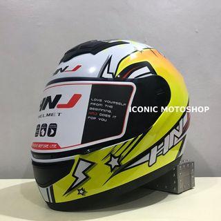 HNJ 902 Full-Face Sun-Visor Motorcycle Helmet