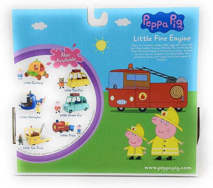 peppa pig little fire engine