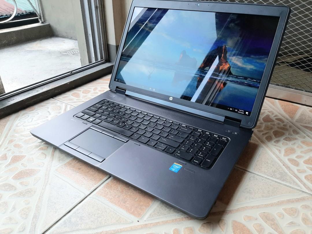 HP Zbook G2 17 Intel Core i7 4th gen 16gb ram , 256gb ssd ,Nvidia