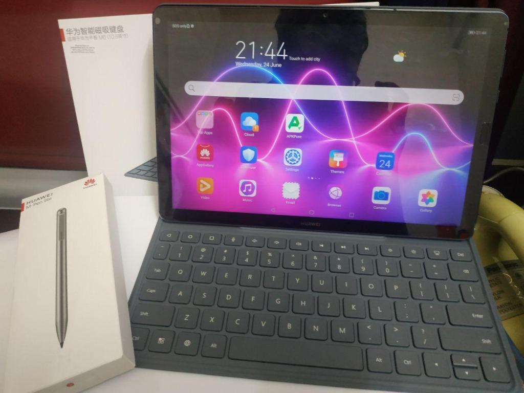Huawei Mediapad M6 4gb 128gb Titanium Grey Ori Second Hand Mobile Phones Tablets Tablets On Carousell