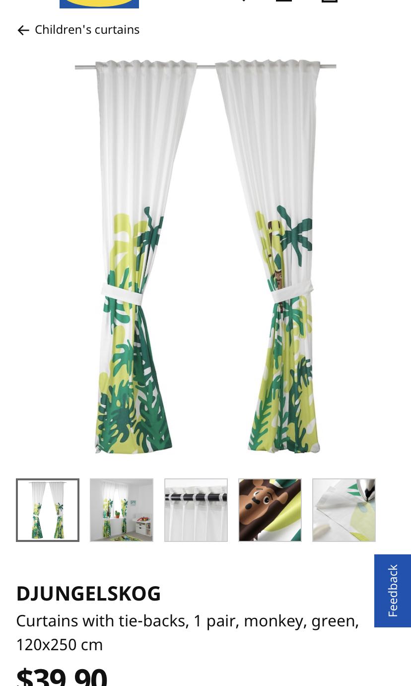 Kids store curtains ikea