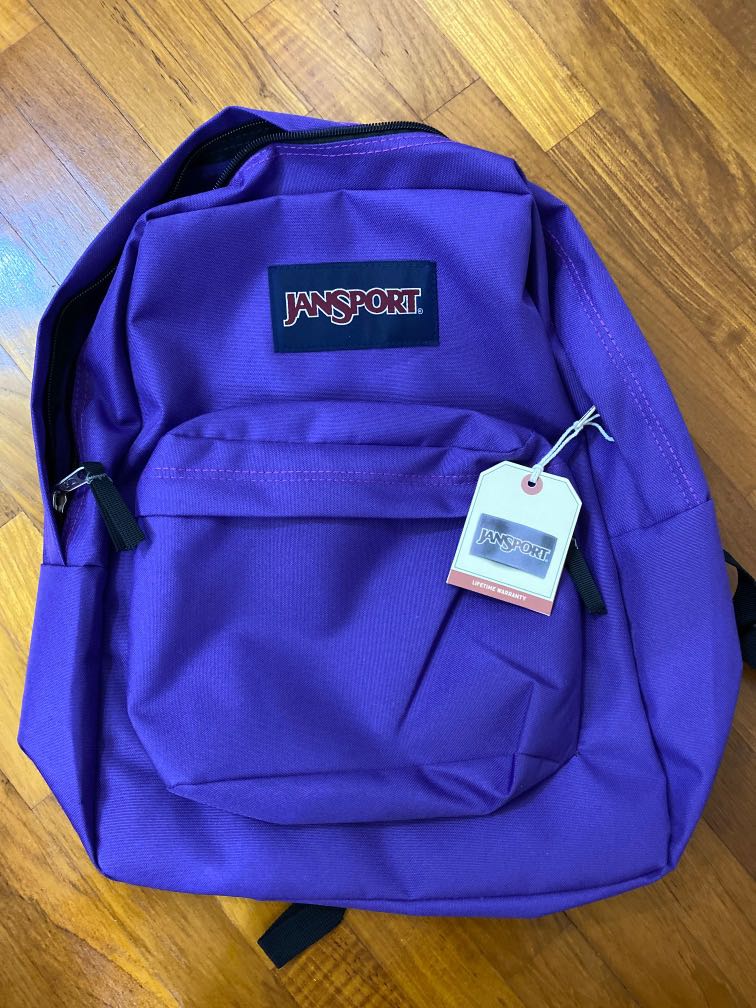 Blue and purple deals jansport backpack
