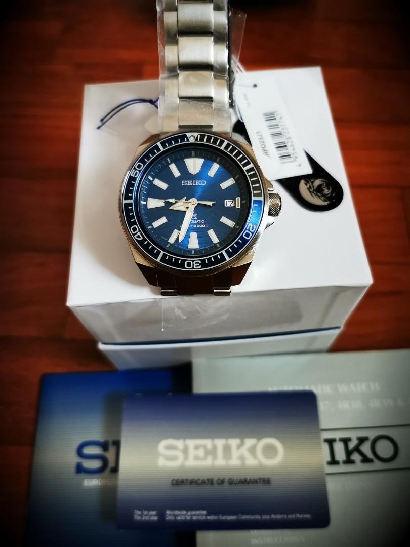 JDM Brand New Seiko Porspex Save the Ocean Great White Shark SRPD23J1  Samurai, Mobile Phones & Gadgets, Wearables & Smart Watches on Carousell