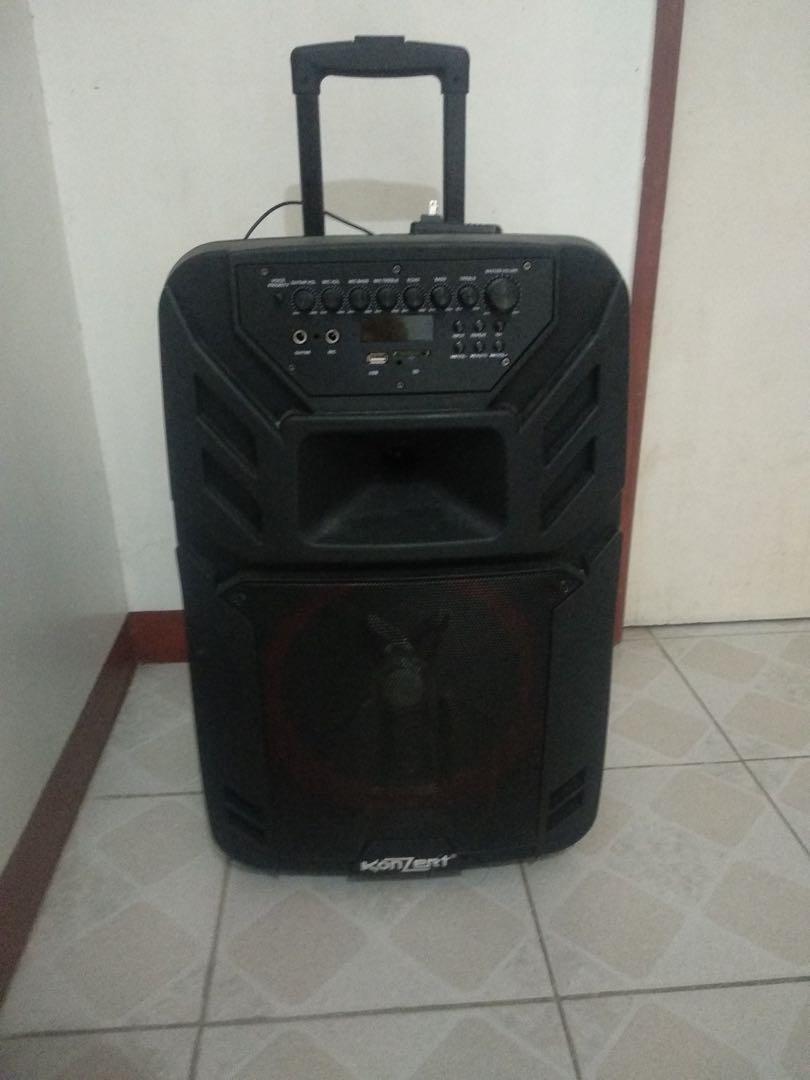 Konzert portable cheap trolley speaker
