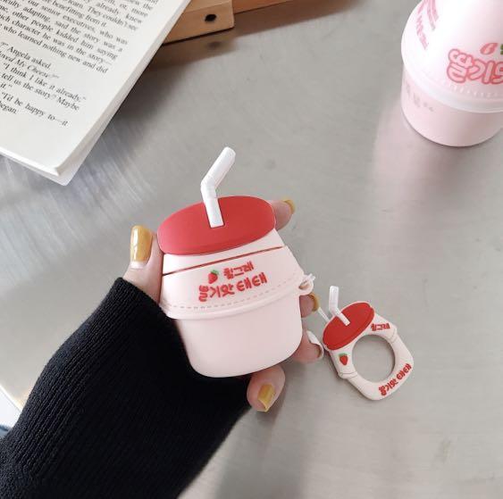 Strawberry milk on sale airpods case