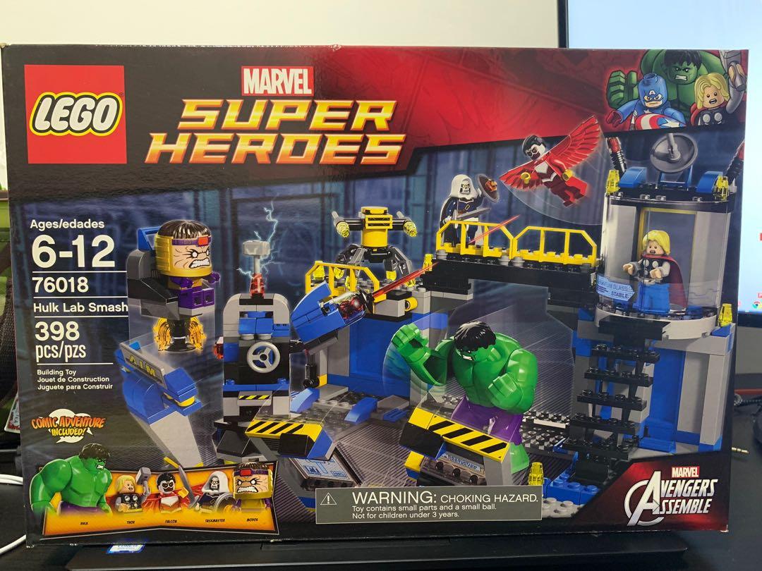 lego hulk lab smash