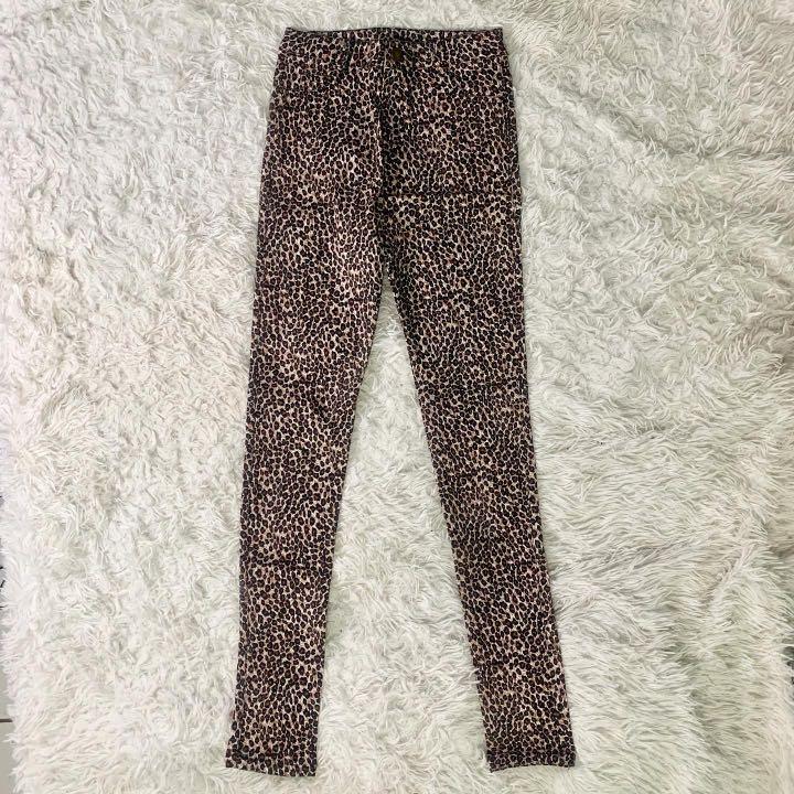 women's leopard jeans