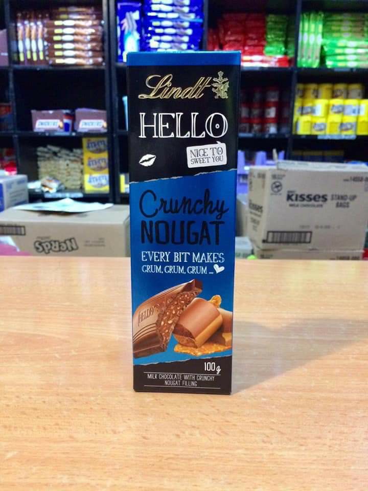 lindt chocolate hello bars