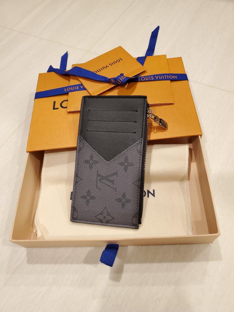 Louis Vuitton Coin Card Holder Monogram Eclipse Reverse REVIEW  YouTube