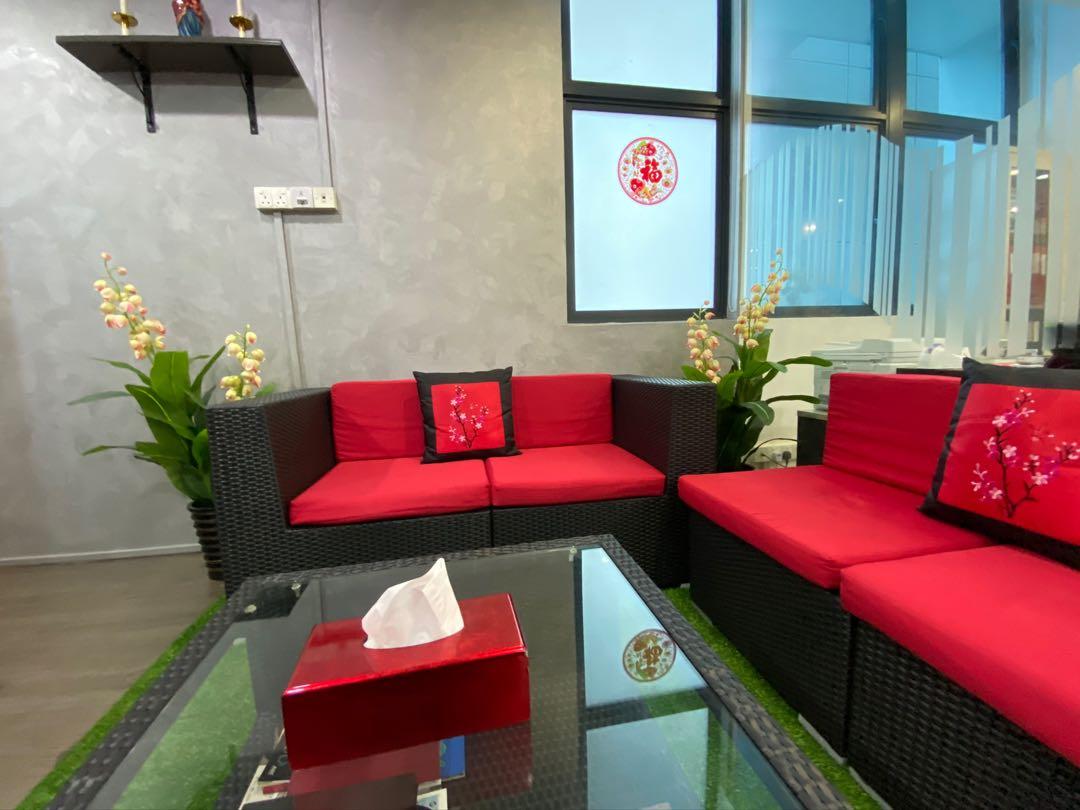 Lounge Sofa and Coffee Table (including delivery!), Furniture & Home