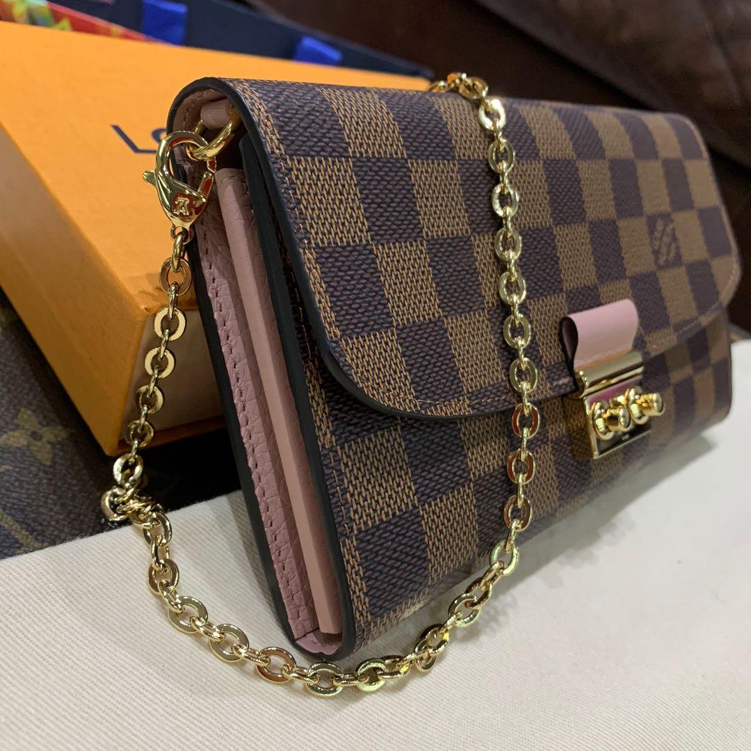 Lv Croisette On Chain Damier Ebene Luxury Bags Wallets on Carousell