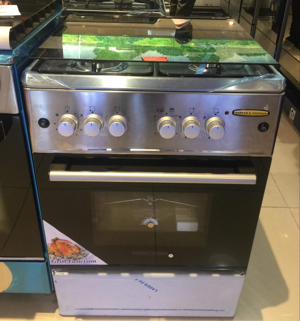 Markes & maximus stainless gas range, TV & Home Appliances, Kitchen