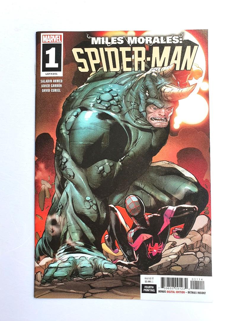 Miles Morales Spider Man 1h Books Stationery Comics Manga On Carousell