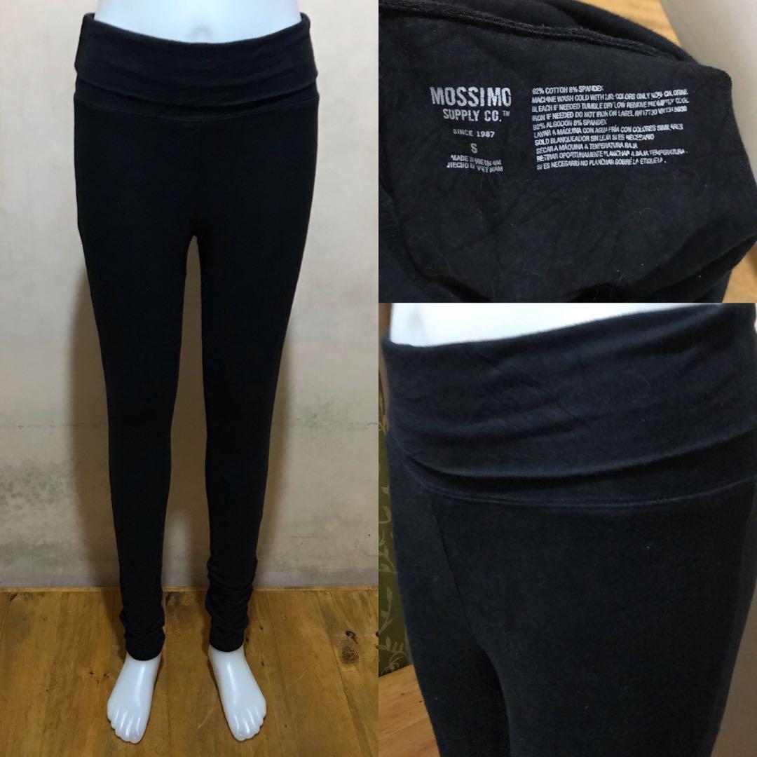 Mossimo Black Leggings, Women's Fashion, Bottoms, Jeans on Carousell