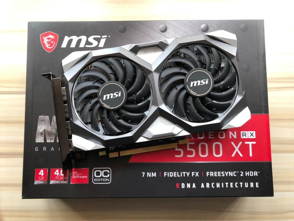 Rx 5500 xt msi 4gb hot sale