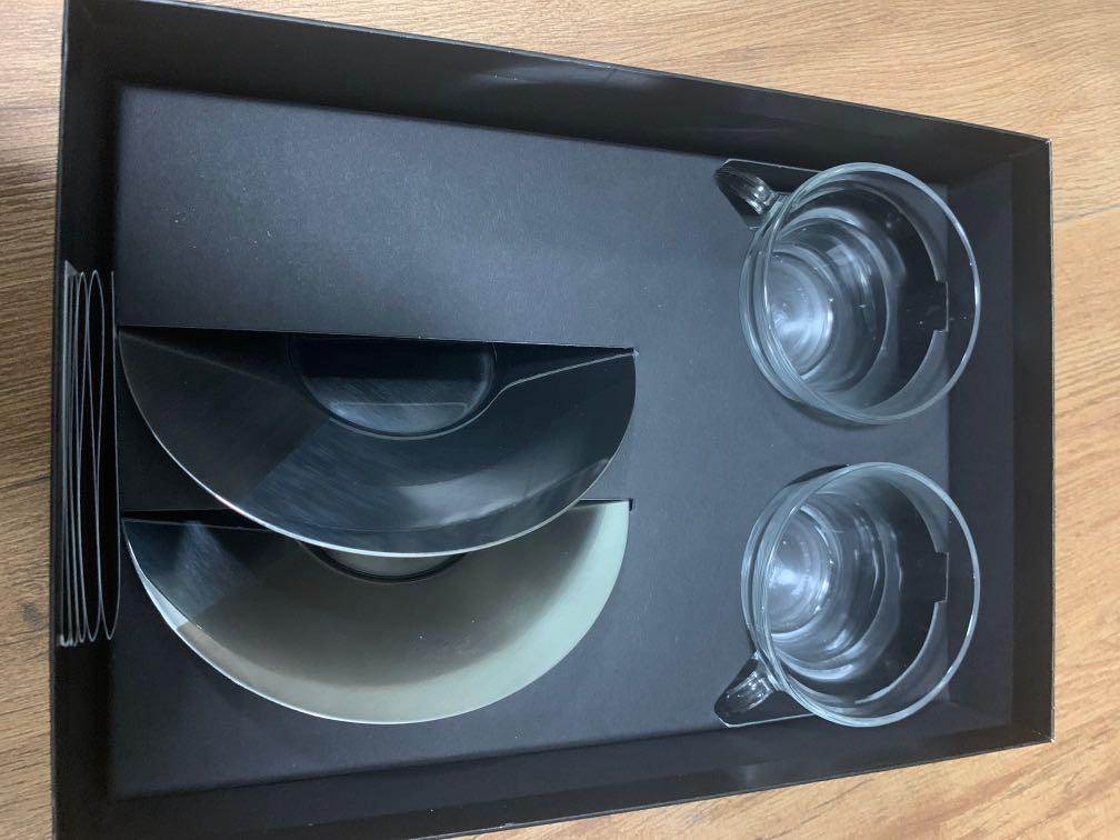 Nespresso View Cups (Cappucino Size) (Category: Coffee Machines & Makers) located in Mandaluyong City. Submitted by vlc212 (Listing ID 1016103397, Image 3). Description: Nespresso View Collection Cappuccino Set set includes : 2 cappuccino cups 2 saucers will only ship within the day via lalamove. last price posted.