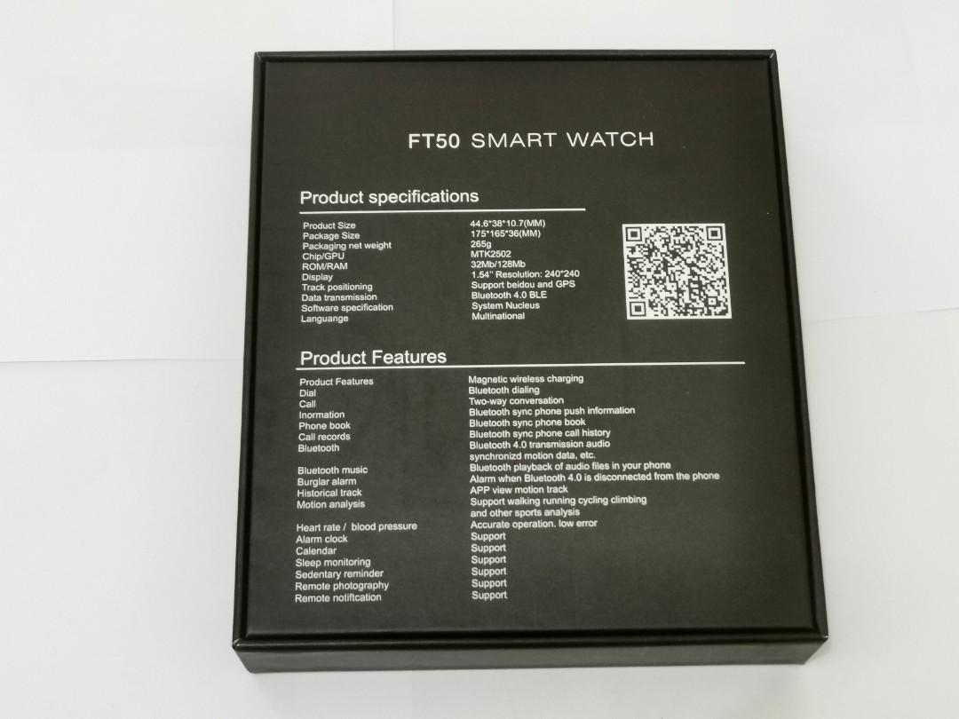 NEW READY STOCK FT50 Smartwatch Mobile Phones Gadgets