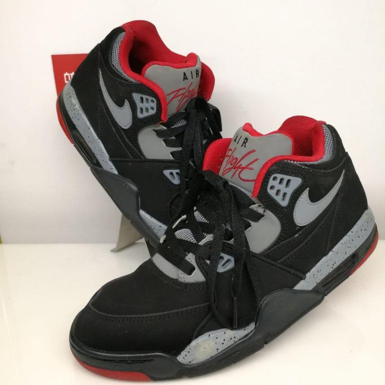 nike air flight 89 black cement