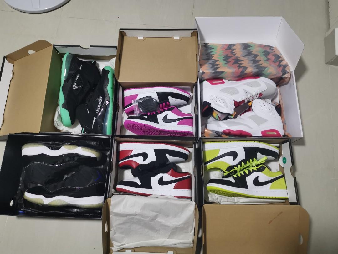 Nike Air Jordan 1s, Mars, spacejam 