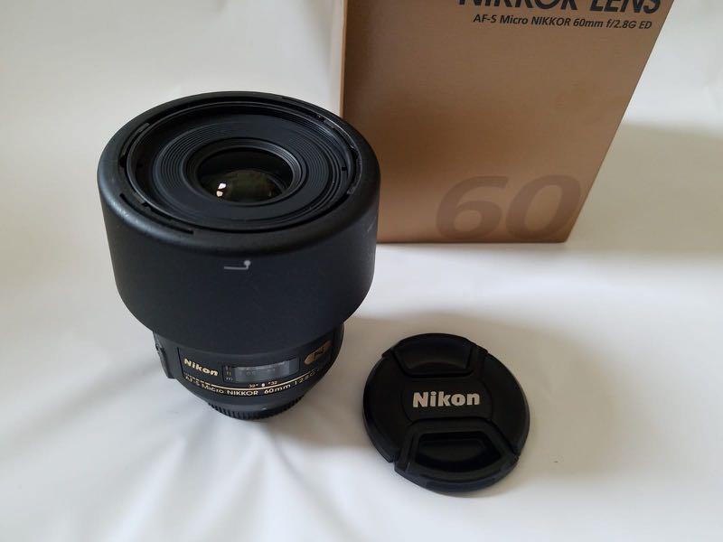 Nikon AF-S Micro Nikkor 60mm F2.8G ED, 攝影器材, 鏡頭及裝備- Carousell