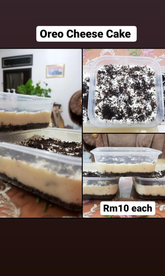 Oreo Cheese Cake Food Drinks Baked Goods On Carousell