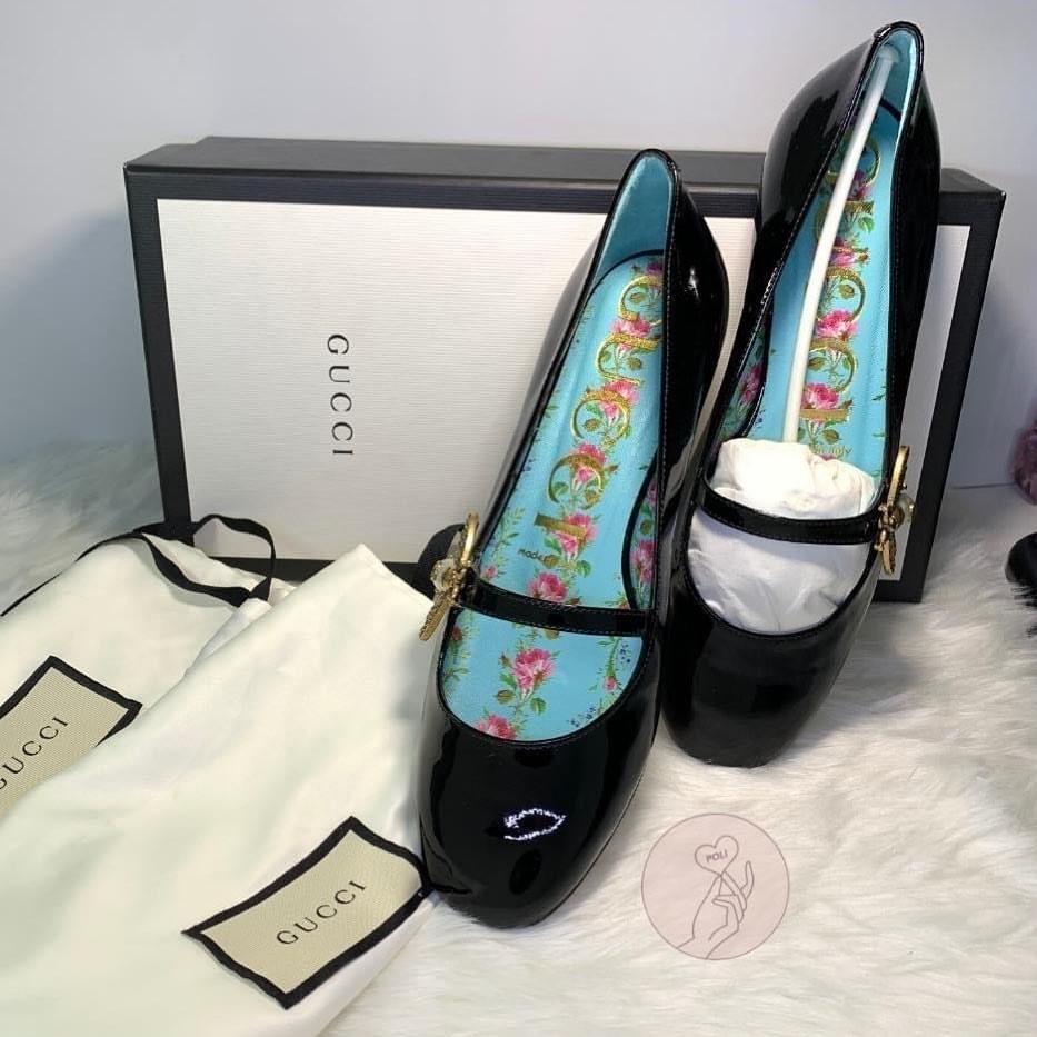 gucci bee flats