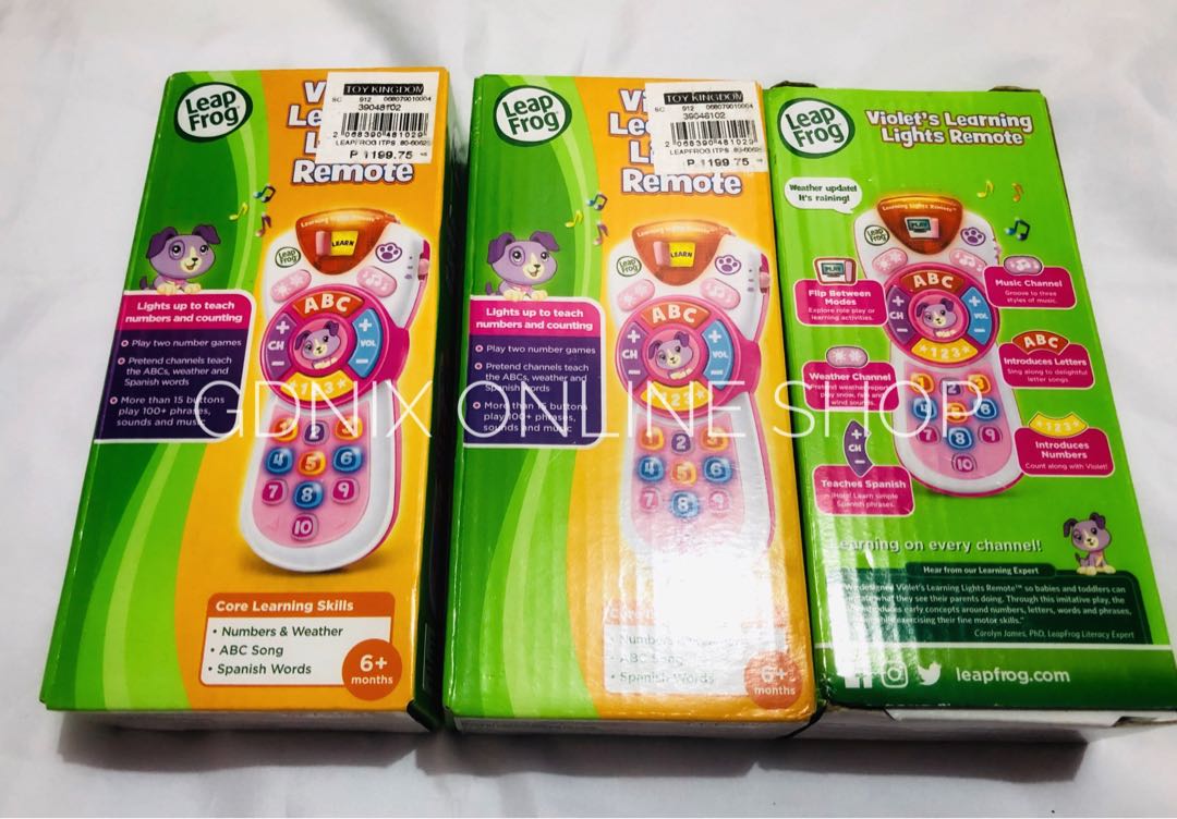 Leapfrog violet's learning lights remote store