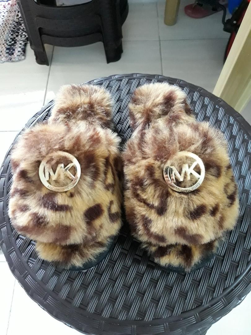 michael kors cheetah slippers