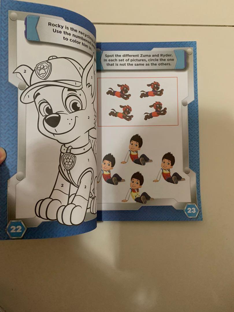 Paw Patrol Coloring and Activity Book, Hobbies & Toys, Books