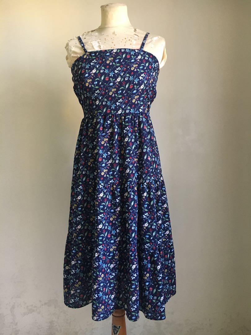 PinkApple Midi Dress, Women's Fashion 