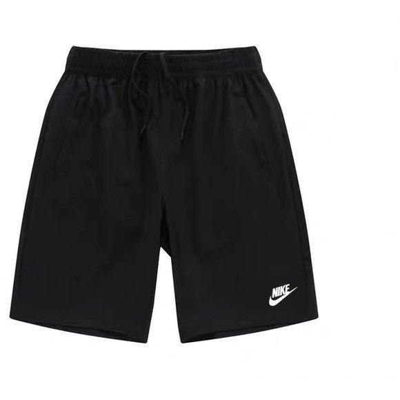 plain black nike shorts