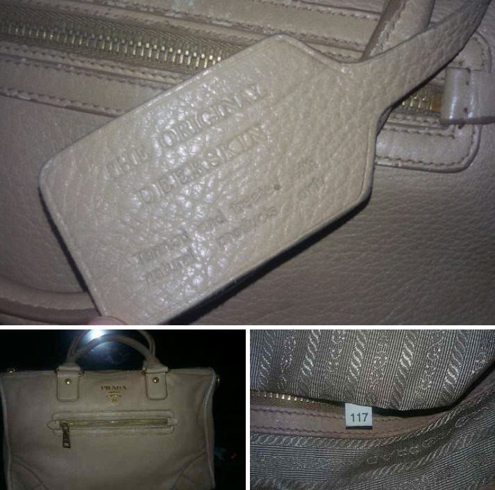 Prada deerskin bag clearance