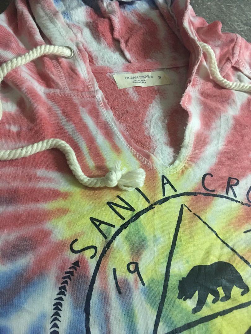 ocean drive tie dye hoodie